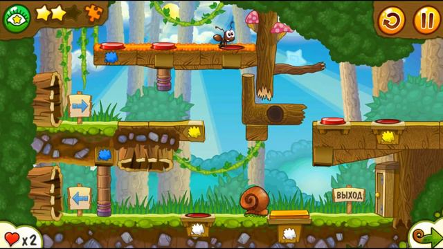 ИГРА Улитка Боб 2 Лесная история Часть 2. уровень 25 смотреть онлайн