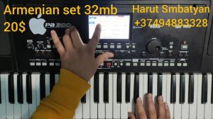 Armenian style and voice for korg pa 300 pa1x 32mb set sounds for sale продается վաճառքի ռիթմեր