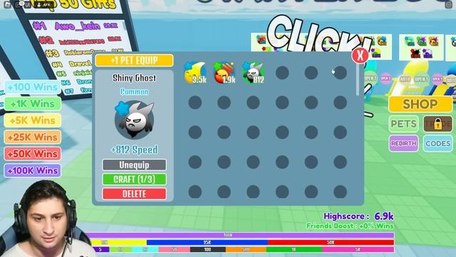 ROBLOX კლიკერი - Race Clicker roblox ubralod noobi смотреть онлайн