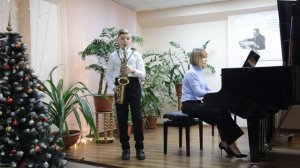 К. Дебюсси. "Маленький негритенок" . Исполняет Саратов Матвей, саксофон