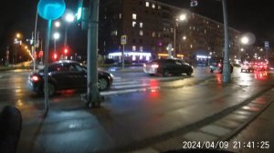 B'twin tilt 120, sjcam sj10pro на велосипеде с работы вечером, 20240409213910_0048