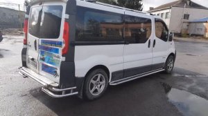 защита заднего бампера на: Renault Trafic II