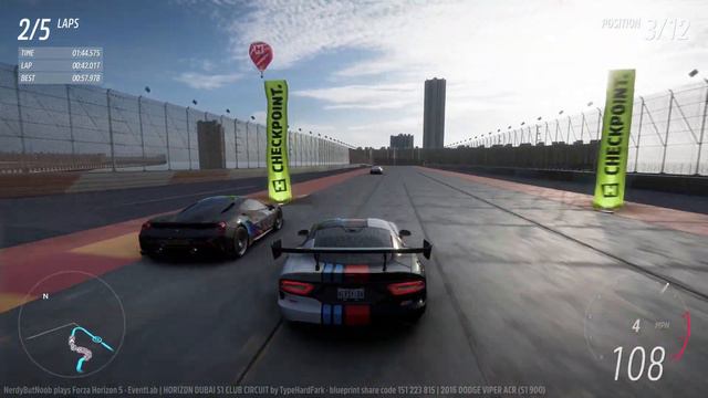 HORIZON DUBAI S1 CLUB CIRCUIT by TypeHardFark | Forza Horizon 5 EventLab