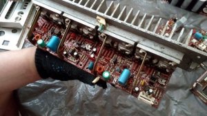 Усилитель Радиотехника У7101. Разборка
