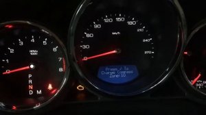 CADILAC CTS сброс сервиса или жизнь масла ( life  oil )