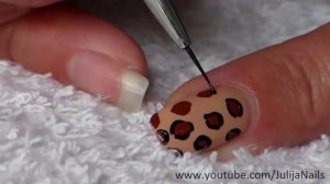 ▶ Дизайн ногтей / Леопардовый принт / Leopard Nail Art