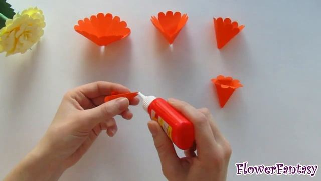 ЦВЕТЫ ИЗ БУМАГИ своими руками/Flower Making