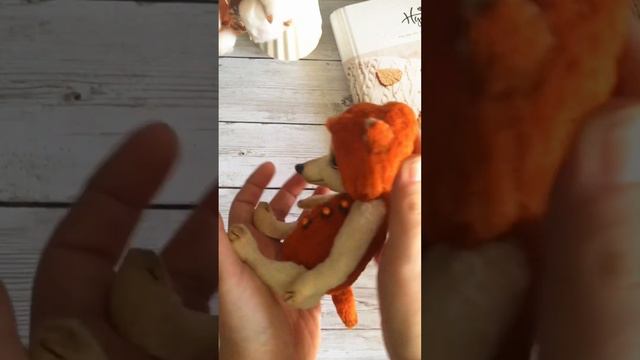 Teddy bear in fox costume