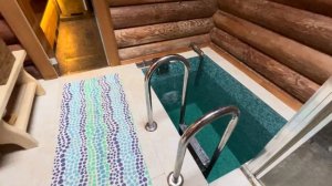 В бане купель полность отремонтирована. Бассейн готов. Пора окунуться в новый бассейн! #баня