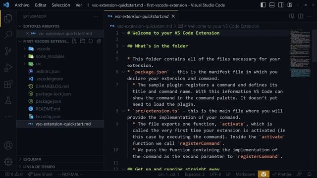 Tu Primera extension VSCode смотреть онлайн