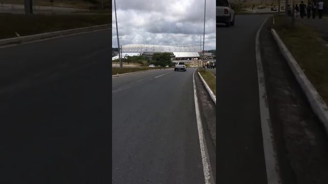 Chegada a Arena Pernambuco