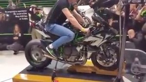 kawasaki h2r - FULL DYNO TEST RUN !!