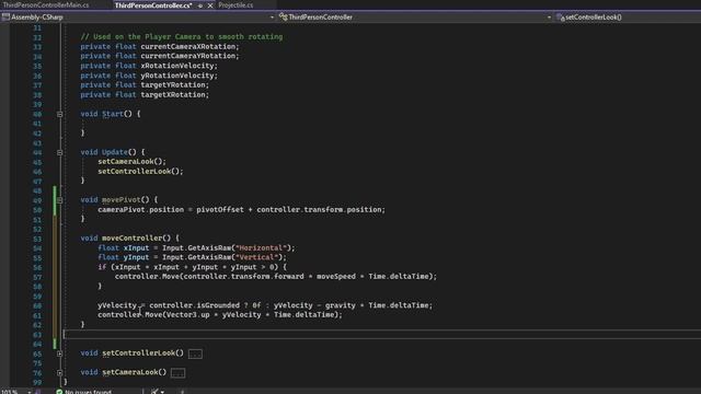 How to Make a Third Person Character Controller in Unity3D #2 | Controller Movement in 1 Minute смотреть онлайн