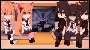 Yandere simulator reacts to Ayano ||¡Yandere taro! || super short! ||