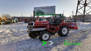 Купить японский минитрактор YANMAR F14D с фрезой Новосибирск прогресс авто 89145783388
