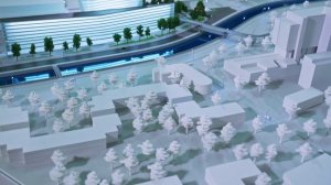 Архитектурный макет проекта по развитию МГТУ им. Баумана (2 часть/макет)