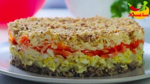 Рецепт Салат "ПОЛТАВСКИЙ"/ Новый Вкус!Очень нежный,как Мимоза