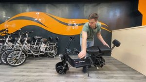 Электроскутер Wolong c2 pro+ 13AH