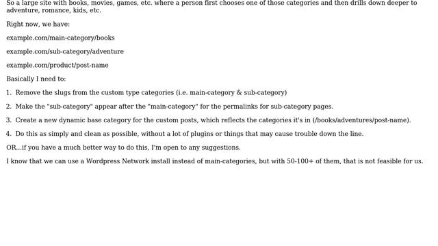 Wordpress: Remove slug from Custom Category Permalink + dual-category permalinks смотреть онлайн