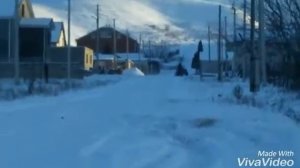 Зимний дрифт на квадроцикле