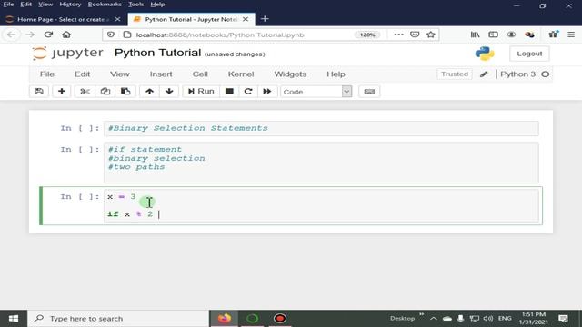 Binary Selection Statements | Python 4 You | Lecture 182