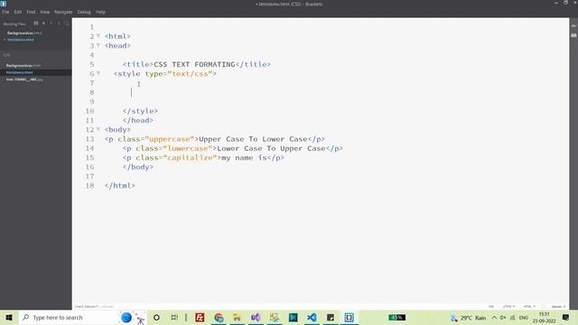 text-transform property in CSS | CSS (Tutorial 11 ) #webdesign