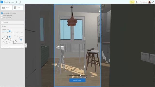 Planoplan Creating Render & Gallery