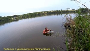 Ловля раков на самодельную раколовку с 5-ти литрового бутля.