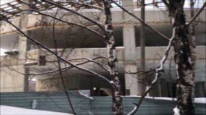 Долгострой на МКАД. Башенный кран КБм401п. Abandoned tower crane