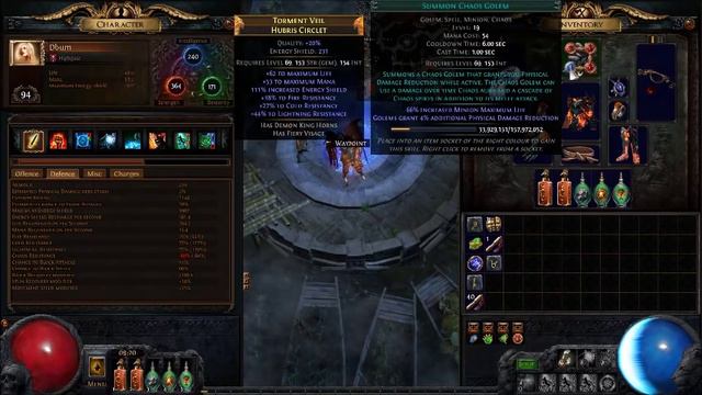 Path of Exile - Blade Vortex SuperTank MoM, EB, GR, Cybil's Paw, Block. смотреть онлайн