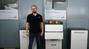 Направляющие Actro YOU и Quadro YOU для ящиков AvanTech YOU, установка механизма Push to open Silen