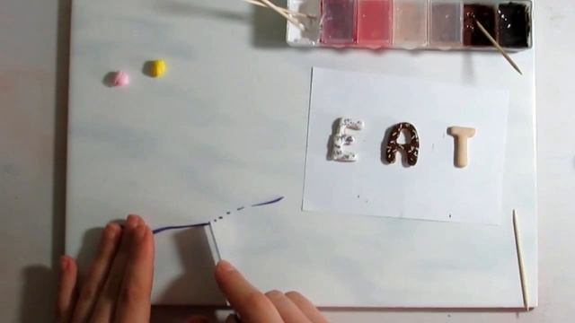 БУКВЫ ИЗ ПОЛИМЕРНОЙ ГЛИНЫ / MarinaPosta