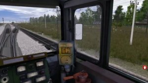 Небольшая поездка на тепловозе 2ТЭ121 по маршруту "Печорская магистраль" в Trainz 2012.