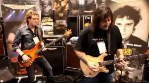 Phil Hilborne and Pascal Mulot Ashdown & Hayden Amps demo  at NAMM '12