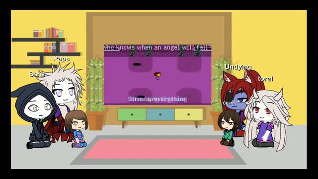 UnderTale Frisk Chara sans Papyrus undiying Toriel Reaction to UnderTale the musicle Part 4 смотреть онлайн