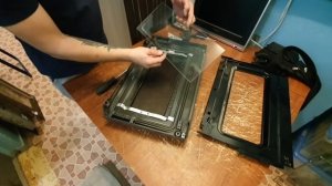 Замена стекла и разборка двери Bosch HBC84K563
