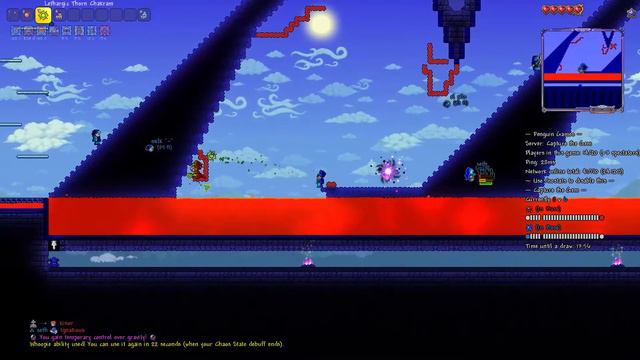 Boomerangs can go through walls??????? (Terraria Capture the Gem) смотреть онлайн