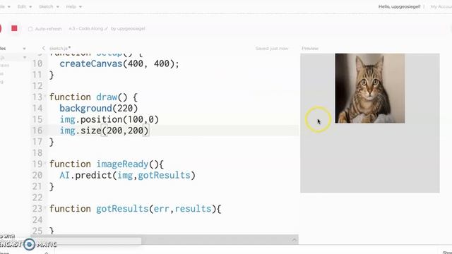 4.3 - Classifying Images with ML5 смотреть онлайн