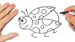 Как нарисовать божью коровку | How to draw a ladybug