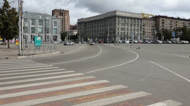 Улица Ленина, 1, Центральный район, Новосибирск. Суббота 15 августа, 10:30 час