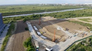 Динамика строительства ЖК Меридиан Запад. Тюмень. ДОК