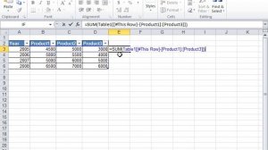 Create a Calculated Column - Excel 2010