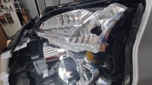 Nissan X-Trail. Установка bi-led линз 2.5 дюйма Viper Zoom Z15 5000k Белая Калитва ул Будённого 7Б