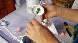 КАК СОБИРАТЬ КАК ПОДКЛЮЧИТЬ ЛЮСТРУ 5 ЛАМП 5 ПЛАФОНОВ АБАЖУР!