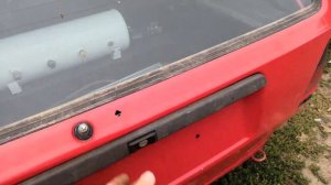 Открытие багажника Golf 2 с амортами от 41 москвича