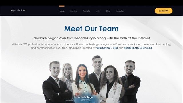 Figma Micro Interaction UI Animation - Our Team смотреть онлайн
