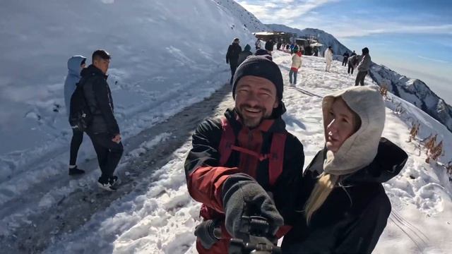 2 года с нашей свадьбы! Прогулка на Чембулак с Медеу. смотреть онлайн