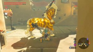 Breath of the Wild: Pet Gold Lynel for Riju | No Hacks