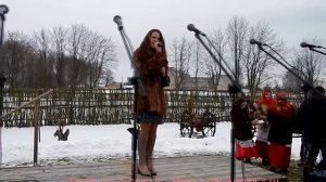 Снег летит и летит Оля Гвоздовская 15 лет ! Бездеж Масленица