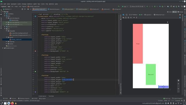 4_Android - FrameLayout, LinearLayout, GridLayout